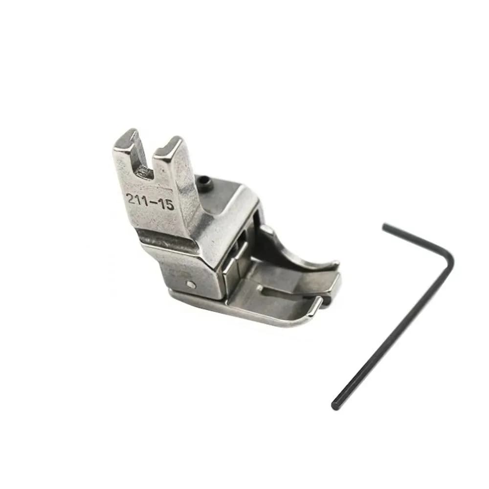 211-14/211-15 Piedino Pressore Doppio Compensatore con Guida Destra Industriale Multifunzionale