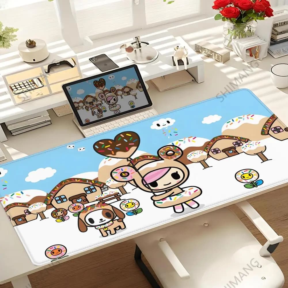 Giappone Carino Tokidoki Mousepad Boy Pad Gomma Naturale Gaming mousepad Scrivania Zerbino Dimensioni per Gameing World of Tanks CS GO Zelda