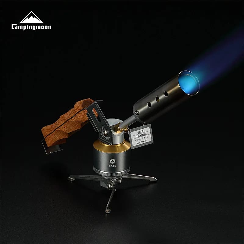 Staffa per luce Campingmoon Supporto per fotocamera in acciaio inossidabile Staffa pieghevole per presa Supporto per luce da campeggio Treppiede multifunzionale