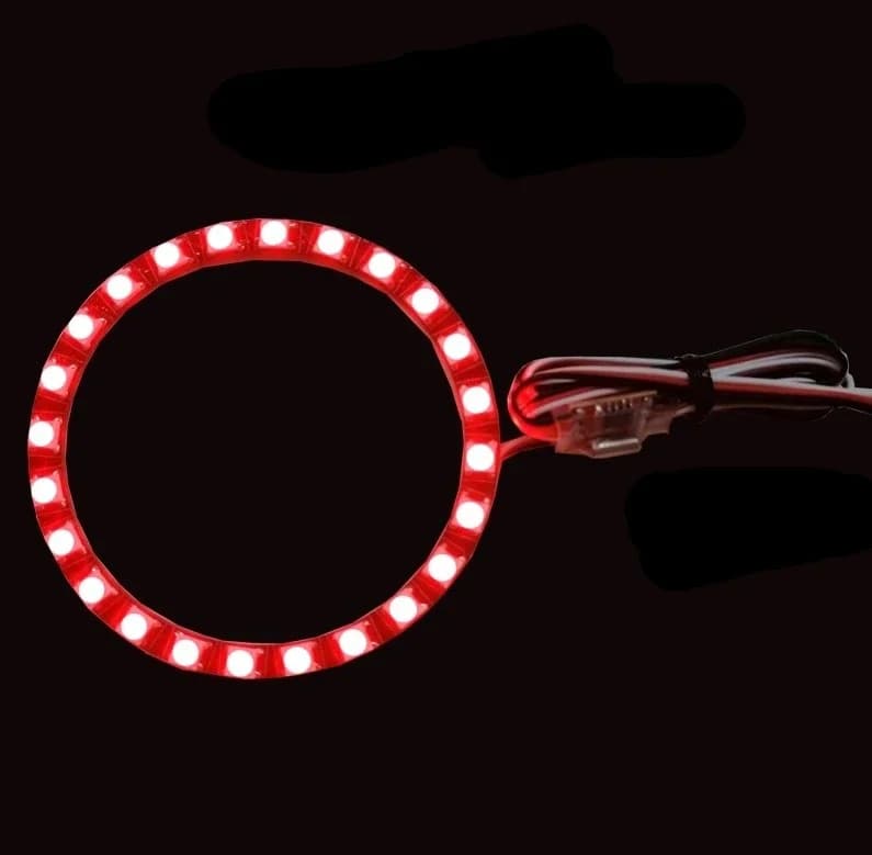 Sistema fanale posteriore a LED a tre colori 3-6V per 35mm 50mm 64mm 70mm 80mm 90mm unità ventola canalizzata EDF Jet RC aereo parti fai da te
