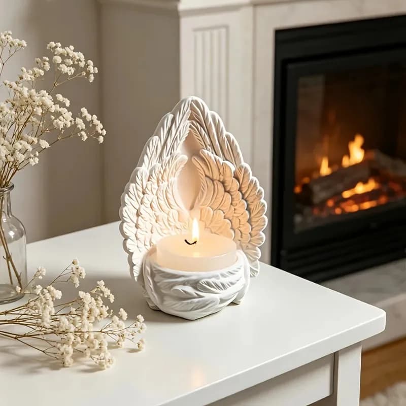 Angel Wing Silicone Resin Mold, Epoxy Casting Mould for DIY Keychain Pendant Jewelry, Soap Plaster Candle Home Ornament Decor