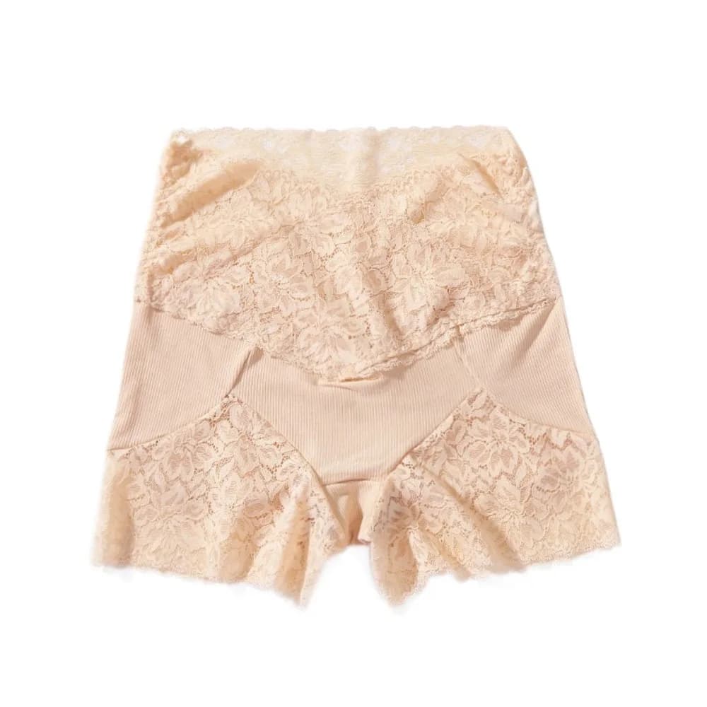 Slimming Transparent Lace Safety Pants Mesh Flower High Waist Seamless Shorts Lingerie Underwear Ladies Leggings Shorts Ladies