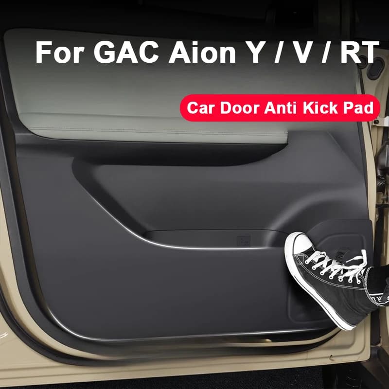 For GAC Aion Y V Plus RT New Car Door Anti-Calcio Pad Guard Anti-Graphic PU Leather Anti-Graphic Protective Film Stickers Accessories