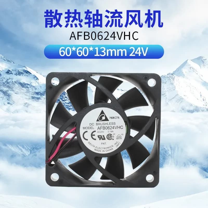 AFB0624VHC for Delta 6013 24V 0.18A Original New 60mm Ball Bearing Inverter Fan