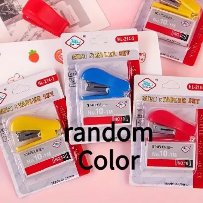 Set di 1 Mini Cucitrice Carina, Piccola Cucitrice Economica per Studenti, Set di Cancelleria