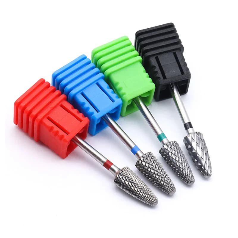 1 pz. Punta per fresa elettrica professionale in carburo per manicure e pedicure, per unghie grandi e piccole, accessori per nail art, modello Russia Burs