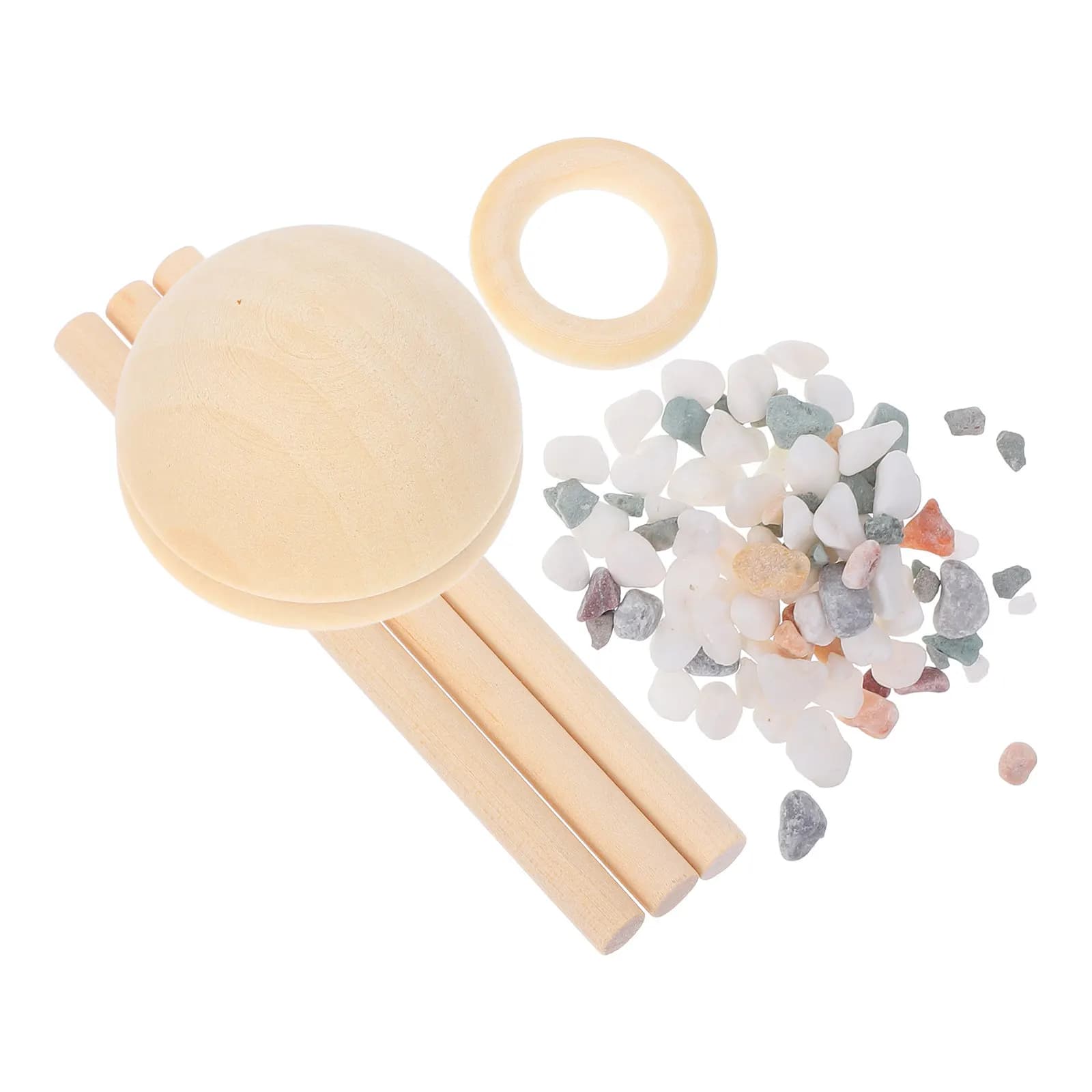 Essential Oil Diffuser Aromatherapy Stand Wood DIY Portable Diffuser Rack Gravels Decoration Home Bedroom Wardrobe Aromatherapy