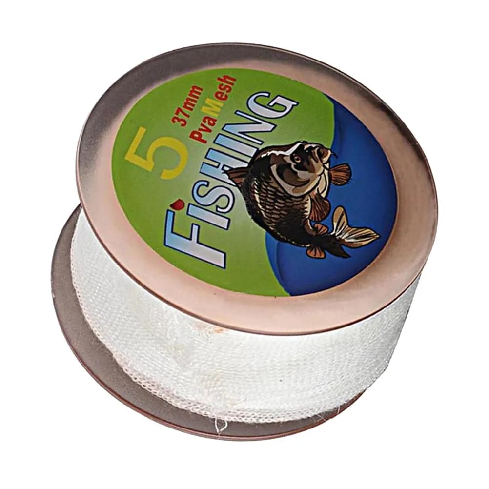 Rete in PVA per Pesca alla Carpa, Dissolvibile in Acqua, 37mm Micromesh, Sacchetto per Esche Solubile, Ecologico