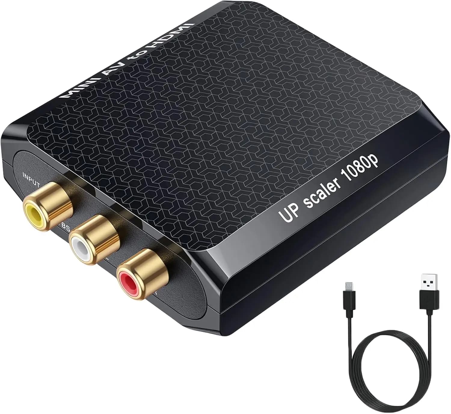 Convertitore RCA a HDMI 1080P per VCR, VHS, Xbox, PS3, N64, Wii