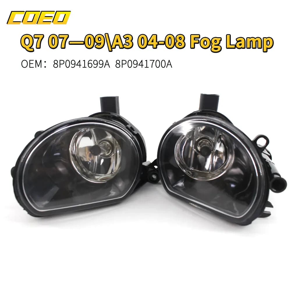 Group lamp fendinebbia automatic front bumper with bulbs for Audi Q7 2007-2009 A3 2004-2008 8P 0941699 An 8P 0941700 A