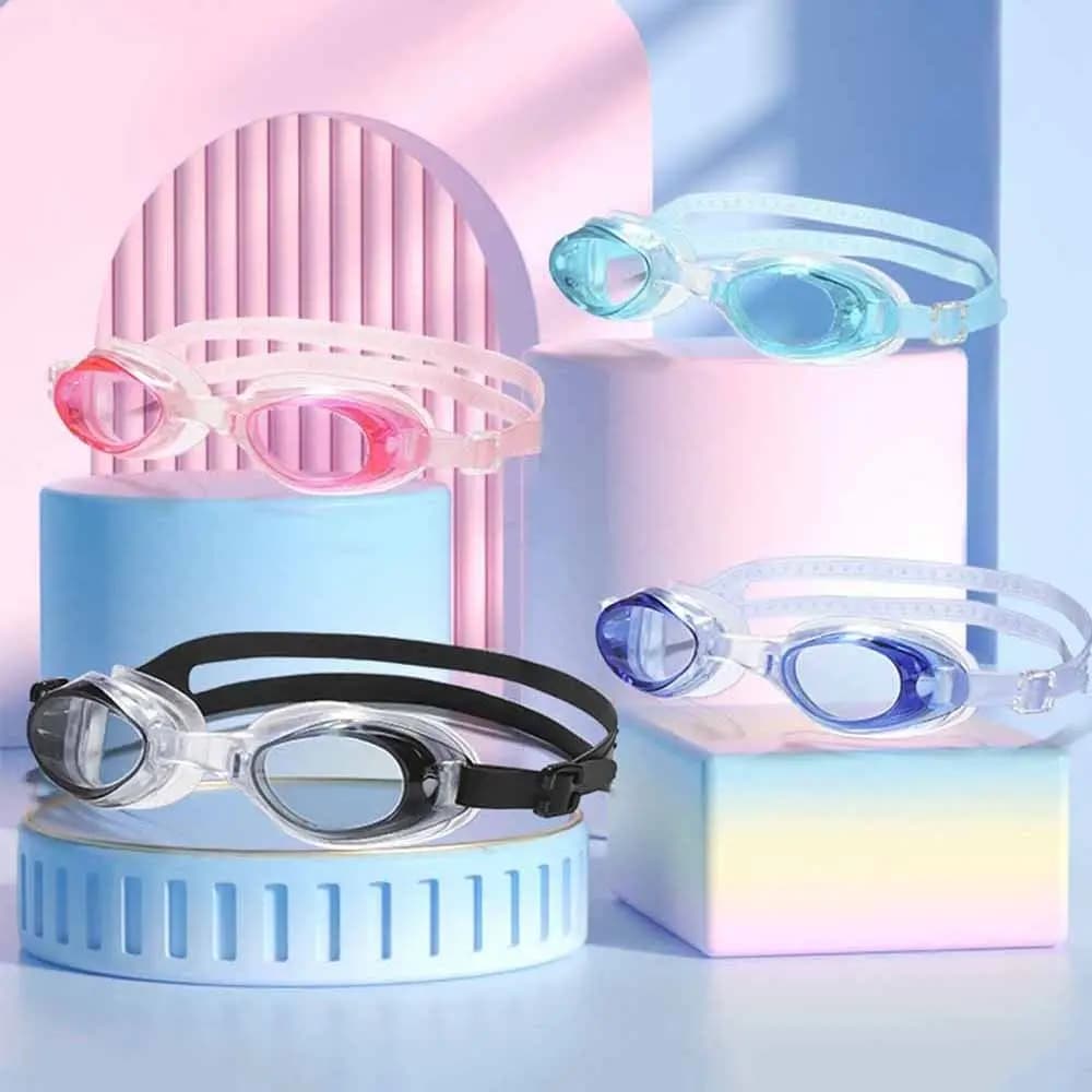 Silicone Swimming Goggles Anti-UV Wide View Clear Swim Goggles No Leakage with Storage Box Swimming Mask Pool Accessories