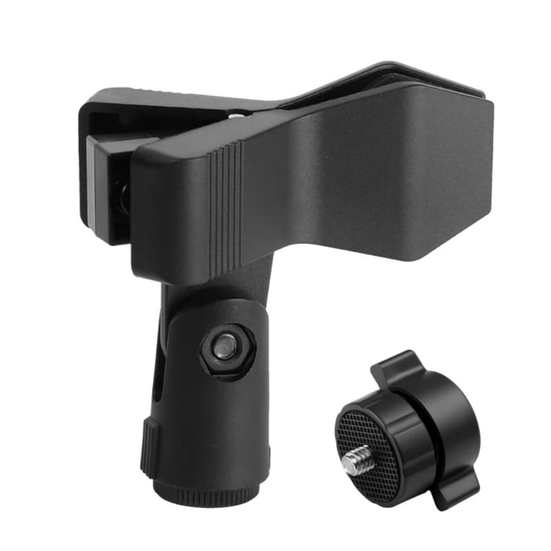 Clip adattatore testa sferica per microfono L41E Base da 17 mm per supporti Treppiedi Connessione filettata Montaggio sicuro