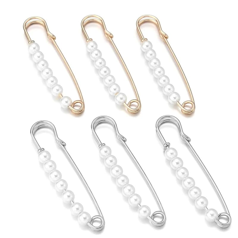 5 Pz/lotto 70x17mm Imitazione Perla In Rilievo Spilla Spilli Spille Da Sicurezza Per L'artigianato FAI DA TE Ornamento Fare Borsa Risultati Dei Indumento Accessori