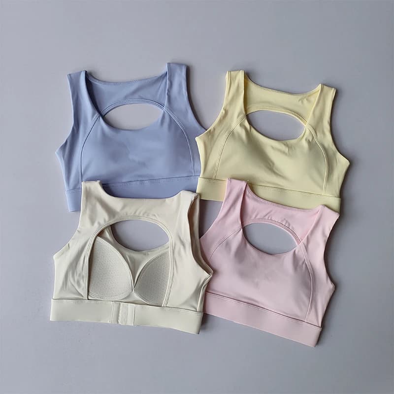 Integrated High-intensity Shock-proof Sports Bra for Women Quick-drying Running Pilates Breathable Vest Fitness Yoga Underwear