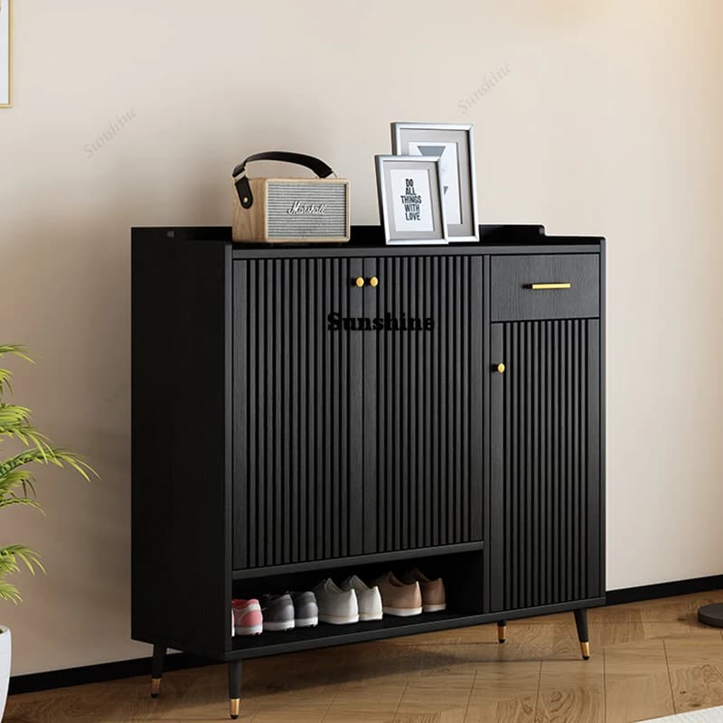 Luxury Designer Shoe Cabinet Organizer Storage Living Room Box Mobile Storage Shoe Shelf Organizer Zapatero Entrance Furniture