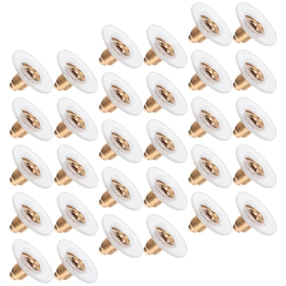 200 Pezzi di Chiusure per Orecchini per Orecchie Cadenti, Sicure, Flessibili, Comode, Facili da Applicare, con Tenuta Stabile, Accessori per Orecchini, per Creazione di Gioielli Fai da Te