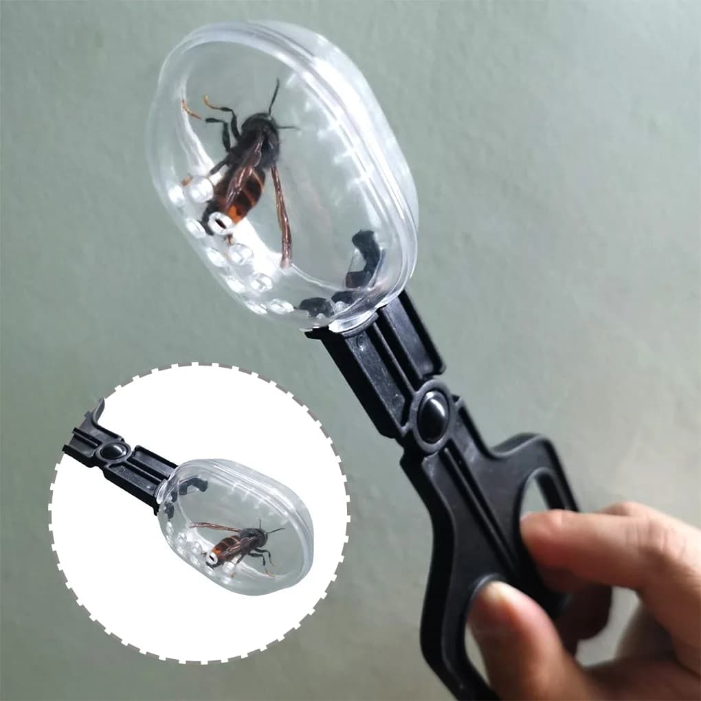 Portatile Trasparente Catcher Per Insetti Forbice Per Interni Esterni Per Bambini Acquario Bug Scooper Morsetto Pinze Pinzette Biologia Studio Forniture