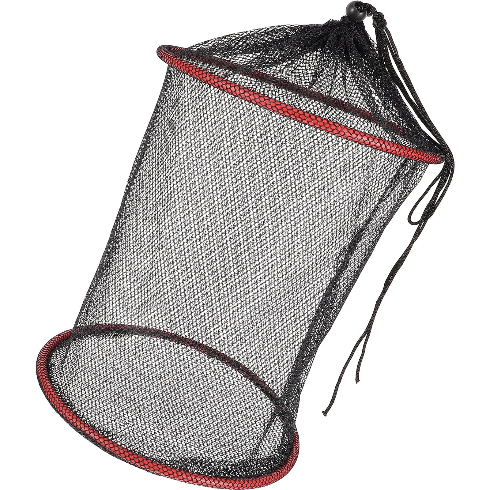 Rete Pieghevole Portatile Resistente all'Usura per Catturare Gamberi, Granchi e Aragoste con Chiusura a Cordoncino