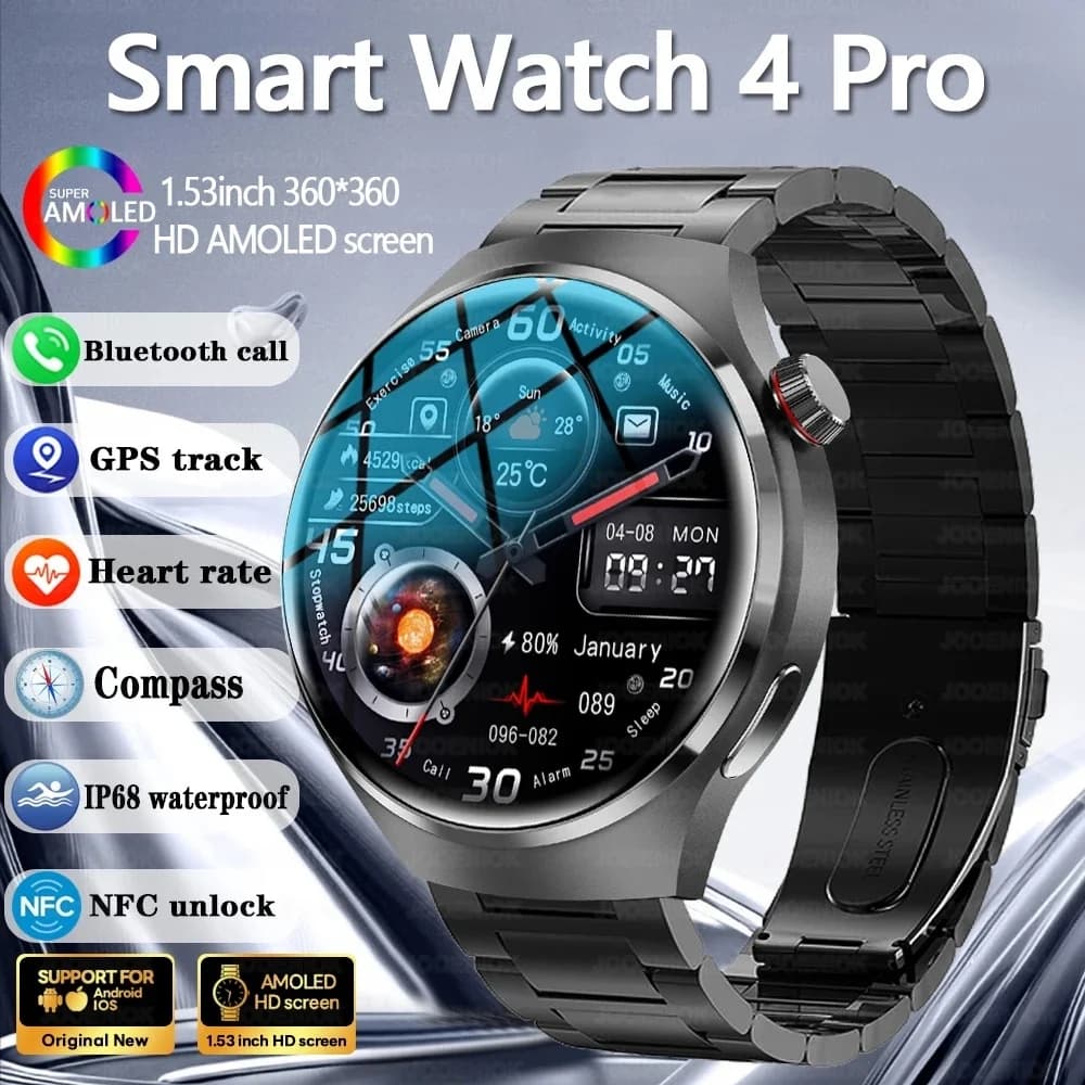 High-end GPS Sports Smart Watch Men Bluetooth Call Heart Rate Monitoring Health Bracelets Fitness tracker Smartwatch