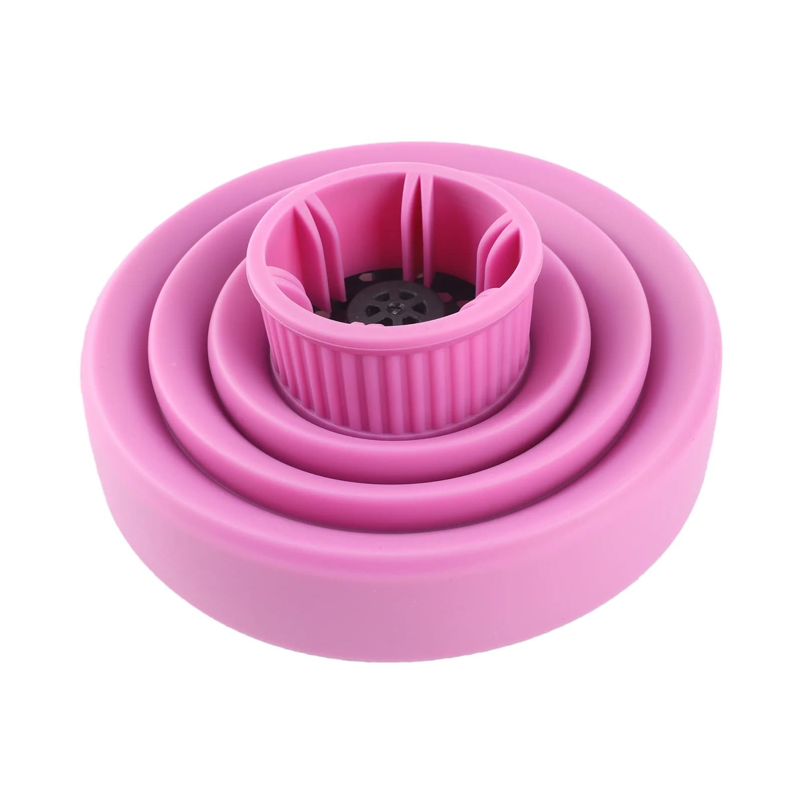 Hair Dryer Diffuser Attachment Silicone Lightweight Foldable Portable Blower Diffuser for Home Salon