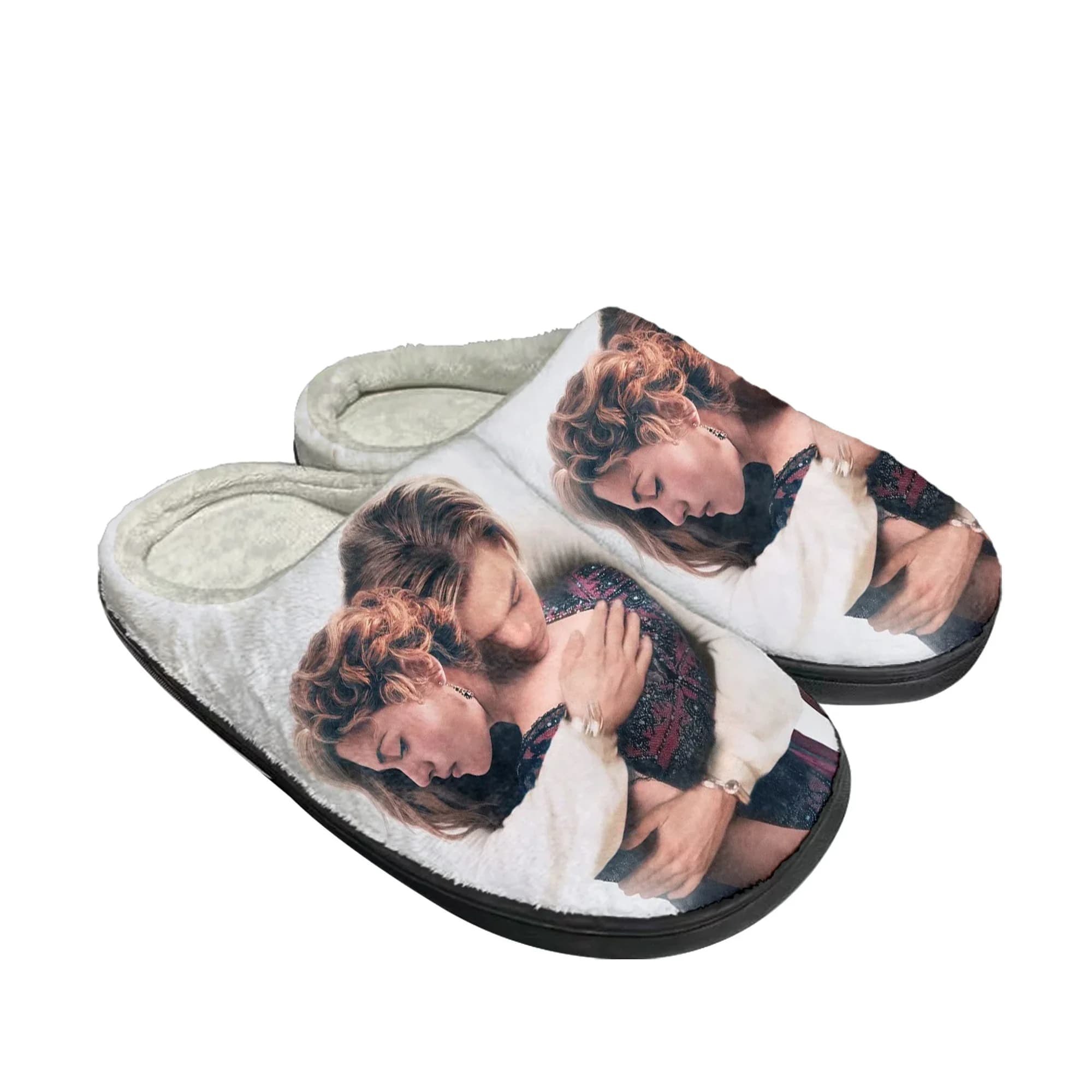 Titanic Classic Movie Home Home Cotton Slippers Mens Womens Plush Bedroom Casual Keep Warm Shoes Thermal Slipper Customized Shoe