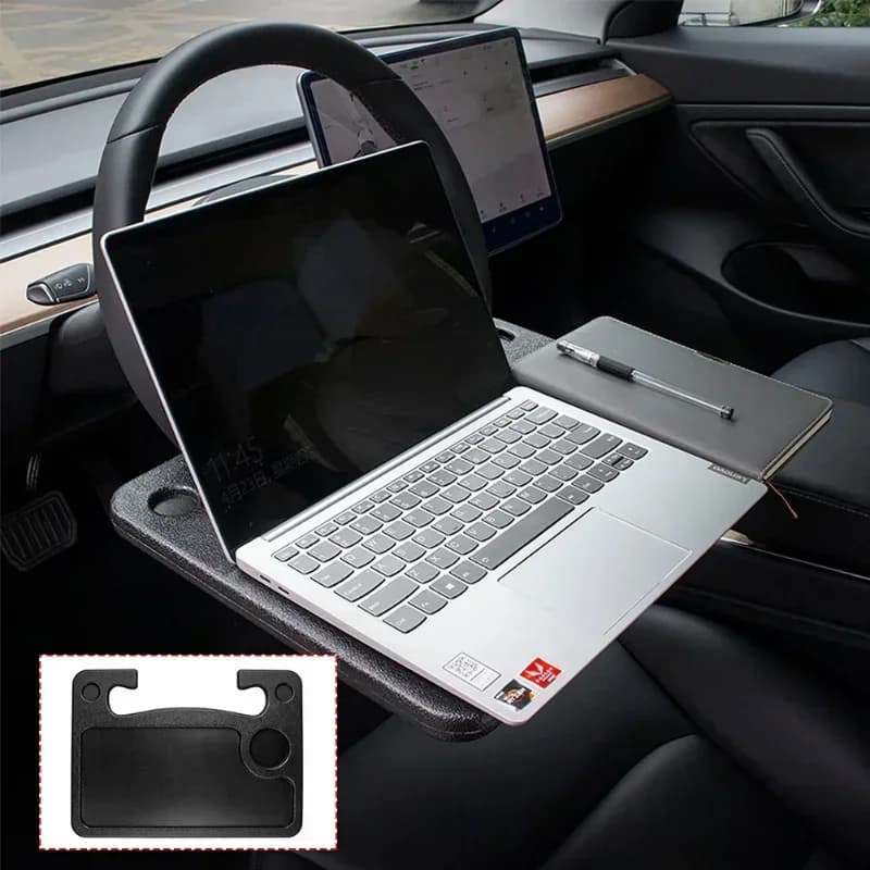 Tavolo da viaggio per auto per Tesla Model 3 XS Y scrivania per laptop tavolo volante multifunzionale per mangiare supporto per notebook accessori per auto