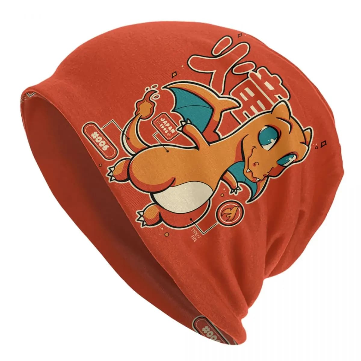Berretto slouchy Pokemoned per donna uomo Cappelli chemio accoglienti Cappelli a maglia con cofano