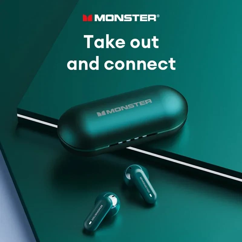 Choice Monster XKT25 Bluetooth wireless headset V5.4 Long-lasting IPX5 earphones Auxiliary with HIFI sensitive stereo microphone