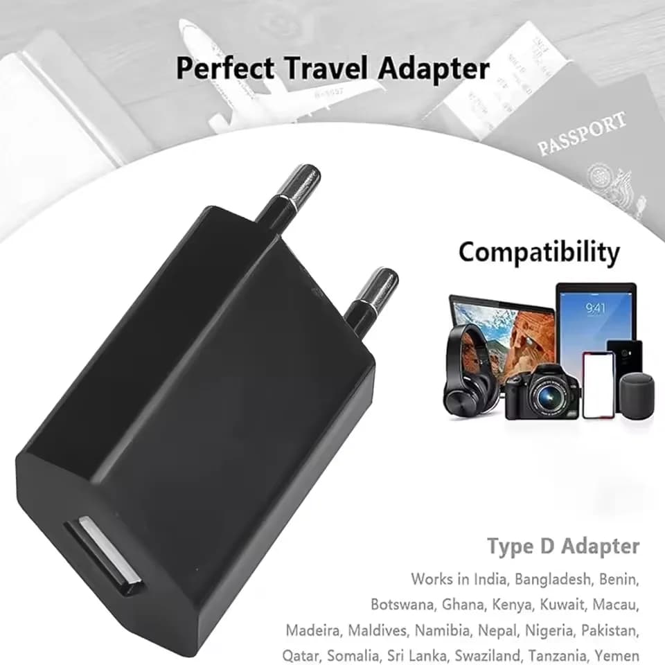 Caricatore da muro USB universale mini con spina EU da 1-5 pezzi 5V 1A per Samsung Xiaomi Redmi Huawei, adattatore di alimentazione da viaggio per cellulare