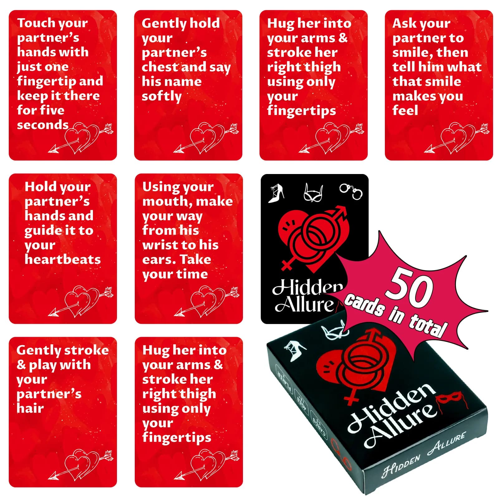 50 Carte a Tema Romantico per Interazione di Coppia, Gioco di Domande e Risposte per Migliorare il Legame Emotivo