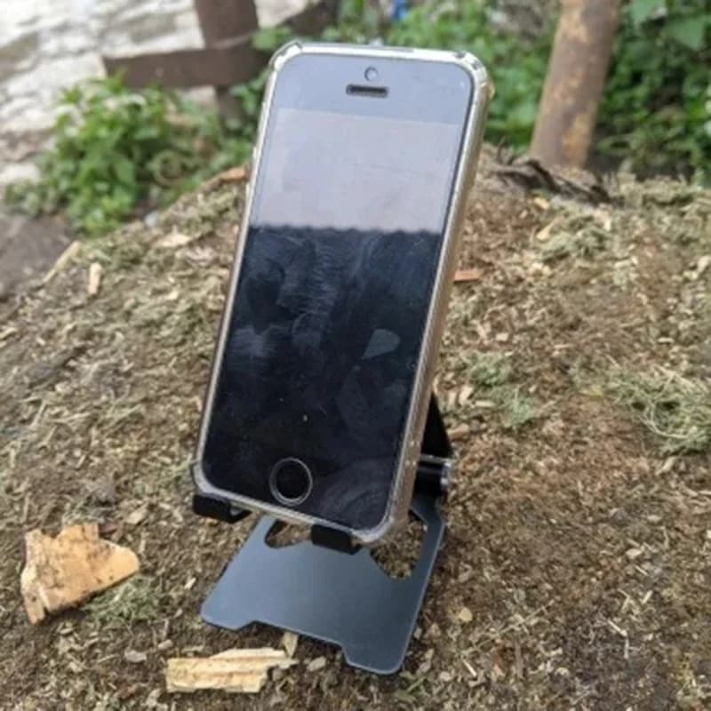 Desk Mobile Phone Holder Stand Adjustable Aluminum Alloy Desktop Lazy Bracket Foldable For iPhone Laptop Samsung