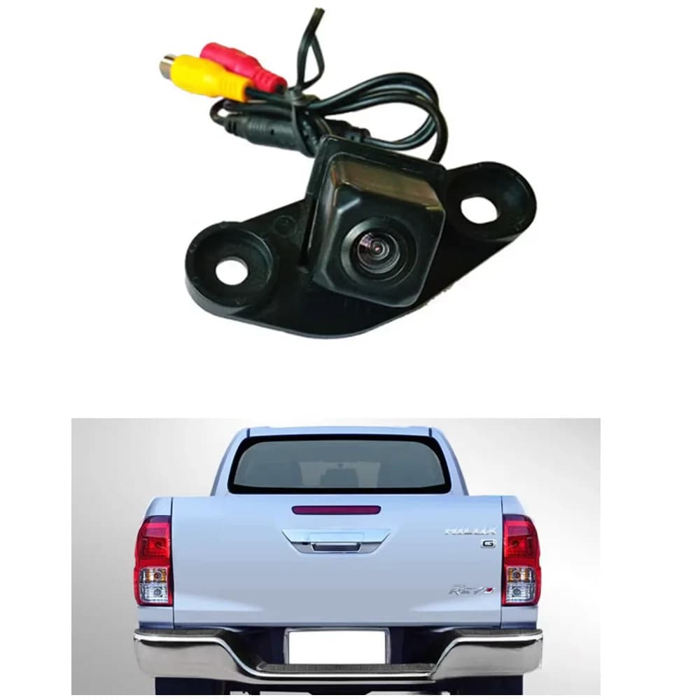 LED CCD Telecamera retromarcia universale per auto per toyota hilux Revo Sistema di parcheggio retrovisore Kit di backup accessori per auto