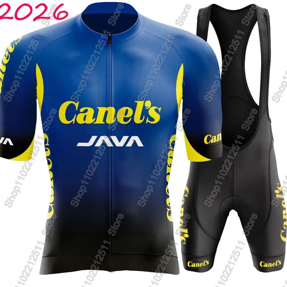Completed by Cycling Canel's Java 2026, Mexican National Sleeve T-shirt Court, Street Bike Clothing, Complete with Shorts with MTB Bretelle