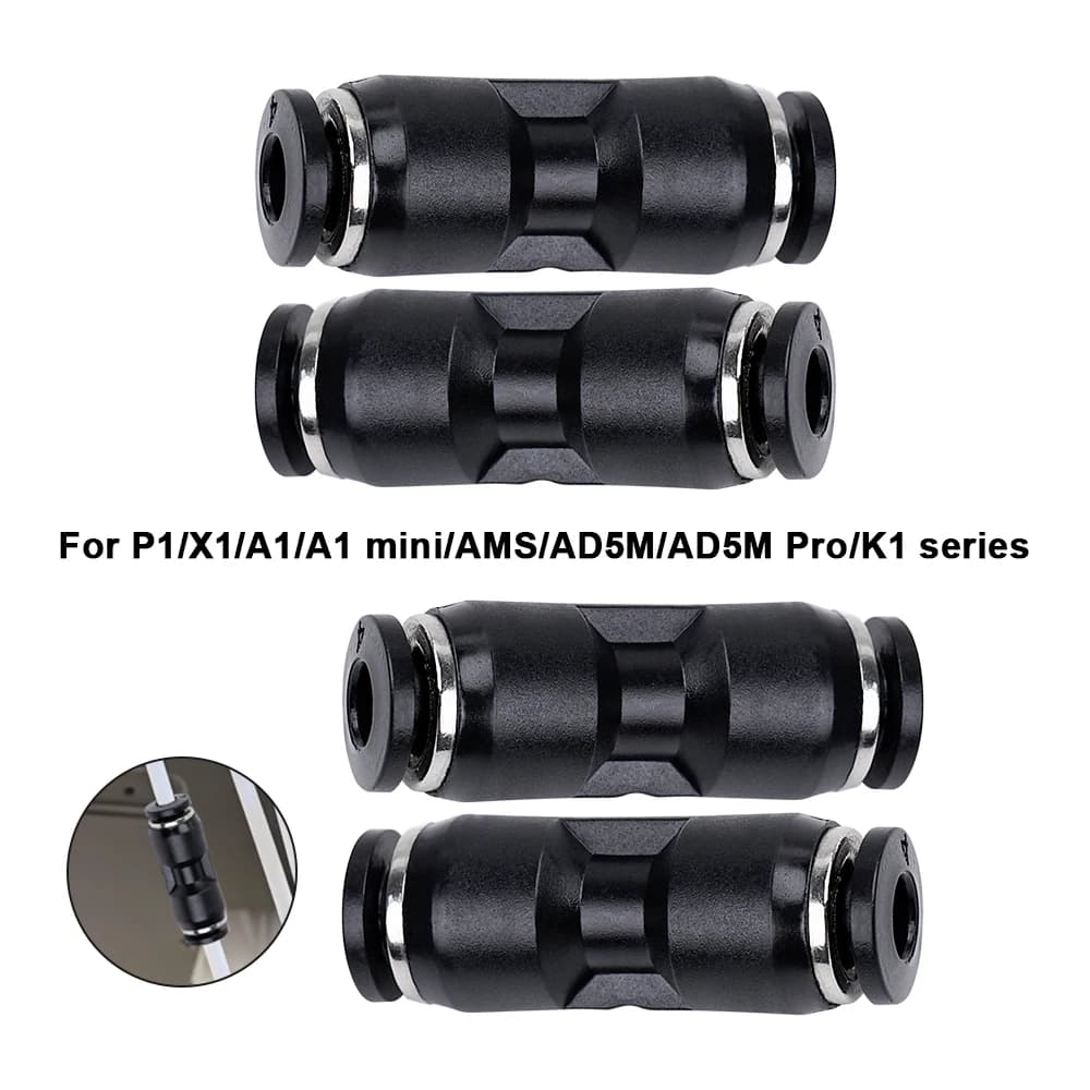Per Bambu Lab X1 X1C X1E P1P P1S A1 A1mini AMS PTFE Tubo Connettore Pneumatico 1.75mm Filamento Splitter 3D Parti Della Stampante
