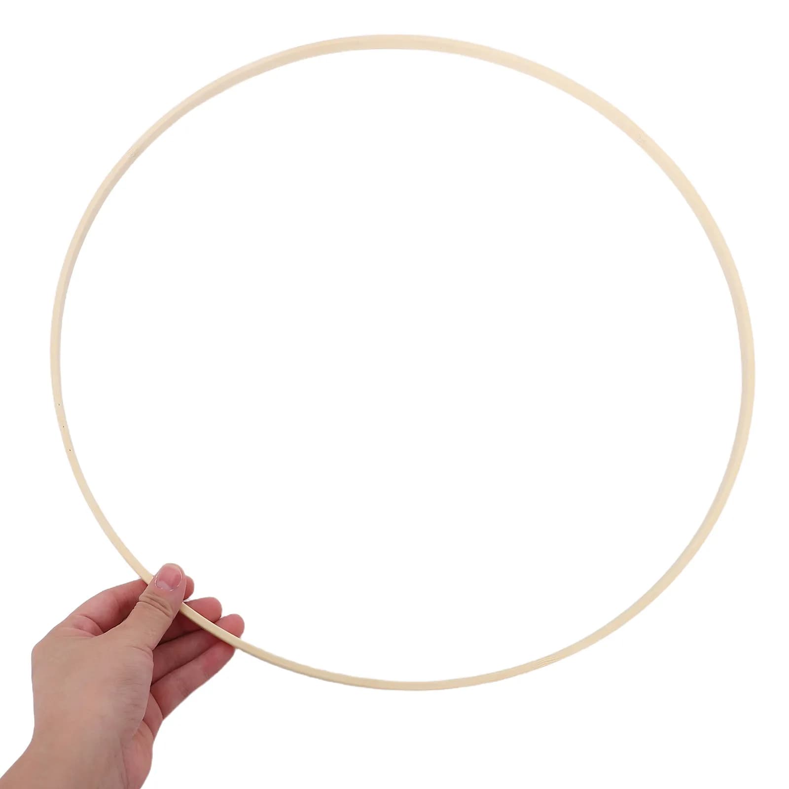 10 Pcs Hanging Floral Hoop Wreath Macrame Supplies Wood Form Craft Bamboo Rings Flower Garland