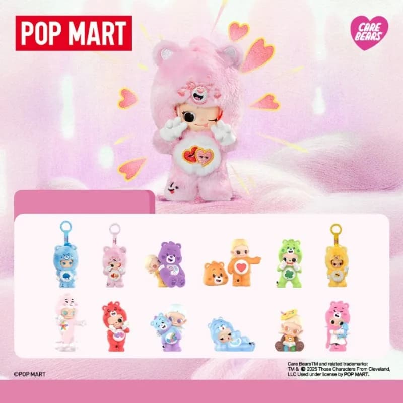 POPMART CareBears x Zsiga Series Blind Box Toys Mystery Box Guess Bag Collection of ornaments for cute desktop Figure original anime