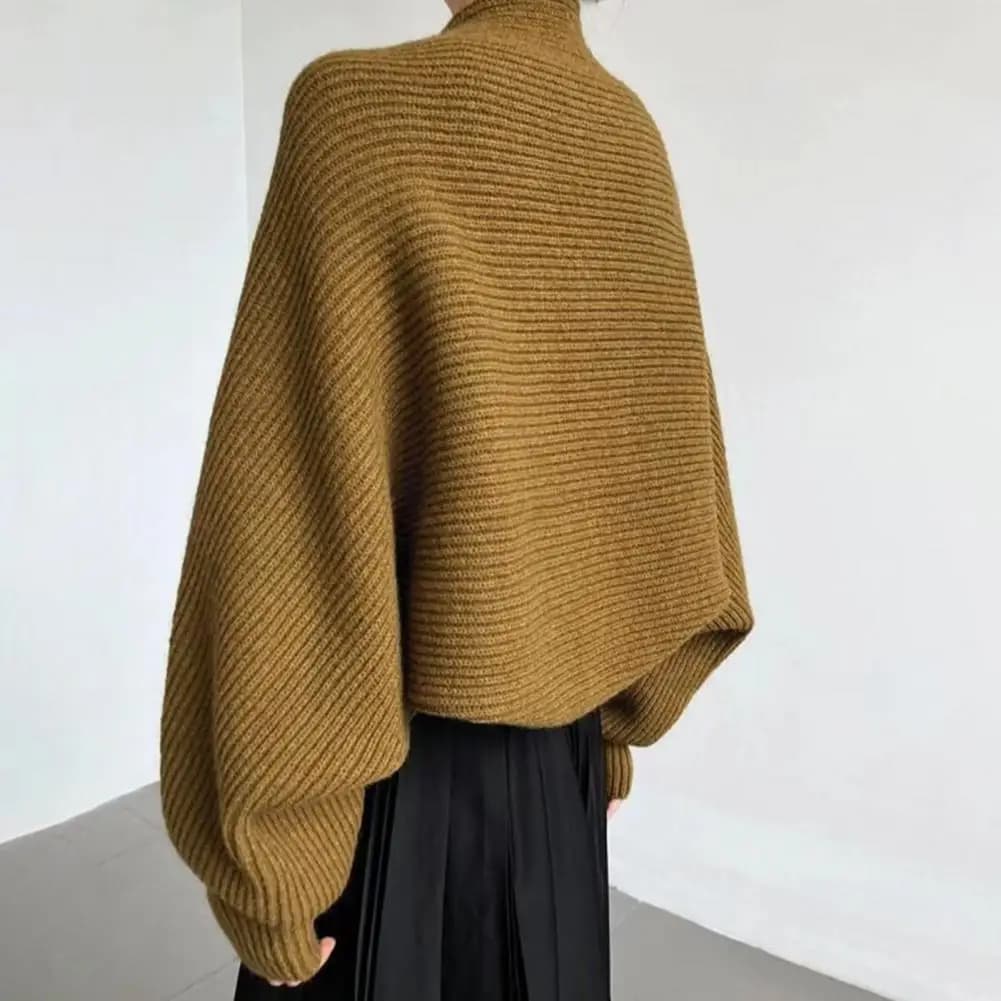 Scialli e Stole in Maglia per Donne, Cardigan in Maglia con Maniche a Pipistrello, Cappotto Corto in Maglia per Autunno e Inverno