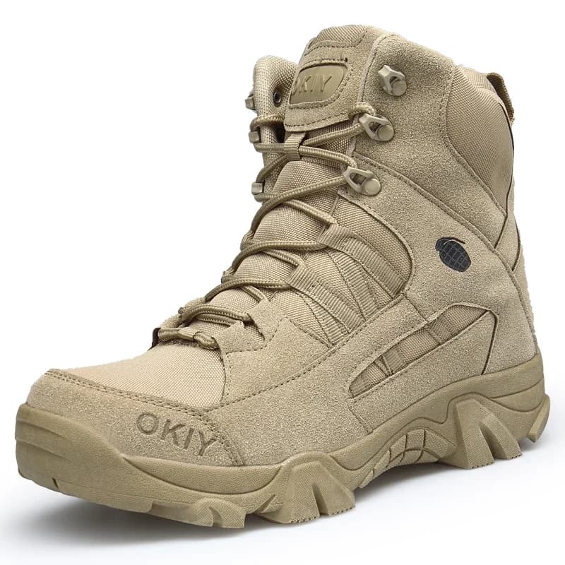 Nuovo autunno inverno militare Outdoor maschile scarponi da trekking uomo Special Force Desert Tactical Combat Ankle Men stivali da lavoro