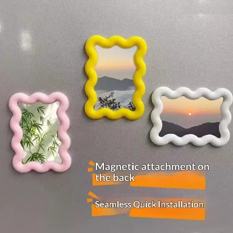 C New Magnetic Picture Frames For Refrigerator Fridge Color Photo Frame Magnets Album Valentine's Day Gift Anniversary