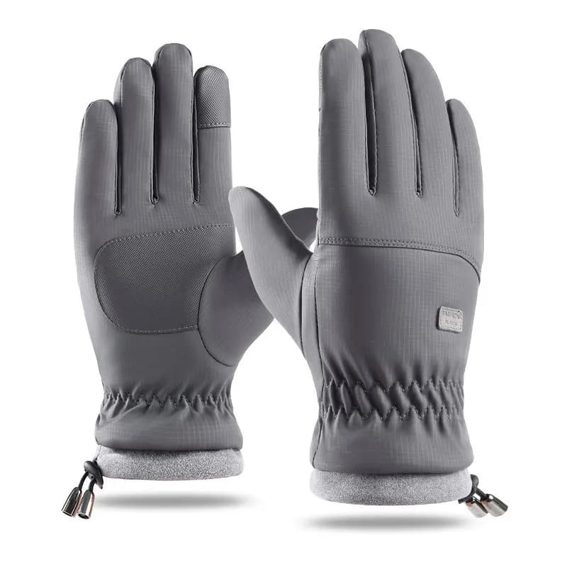 Men's Winter Ski Gloves, Windproof, Waterproof, Fleece-Lined, Thickened, Sports Cycling Touchscreen Warm Gloves