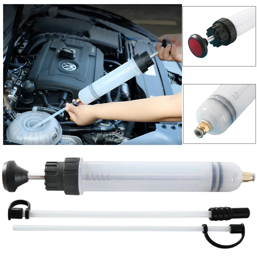 Estrattore di Olio per Auto, Pompa a Siringa per Liquidi, Pompa a Sifone, Pompa Manuale per Trasferimento Carburante e Liquido Freni