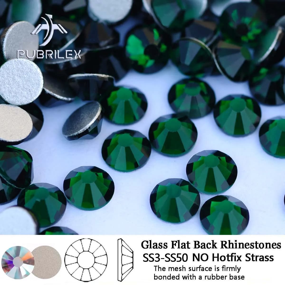 Flatback Rhinestones Glass Garment Gems Round Beads Nail Crystals Stones Diamonds Nail Charms Jewels for Dress