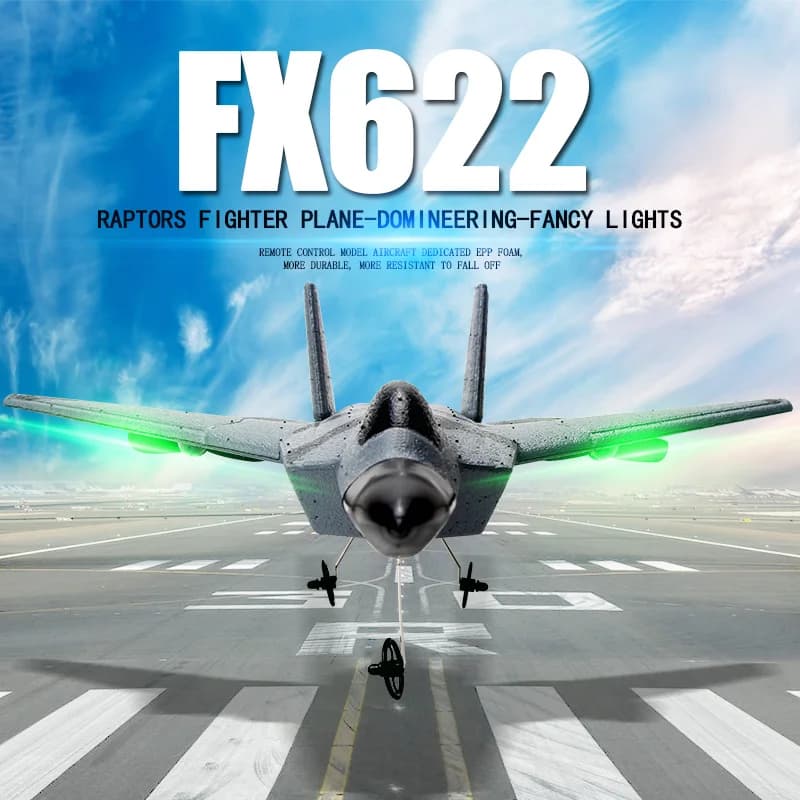 New RC Plane FX622 Plane 2.4G Radio Control Glider Remote Control Fighter Glider Airplane Foam Aircraft Boys Toys for Childre