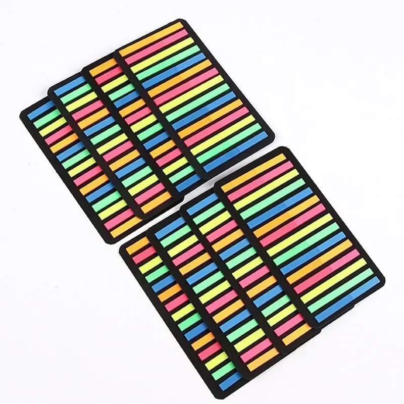 Post-it Note Adesive 160/300 Pezzi, Trasparenti, Multifunzionali, Colorate, Segnapagina Lunghi per Quaderni