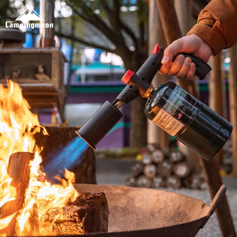 CAMPINGMOON MT-5300 Pistola a Spruzzo Portatile a Propano MAPP per Barbecue, Cucina Domestica, Campeggio, Utensile per Cottura a Carbonella
