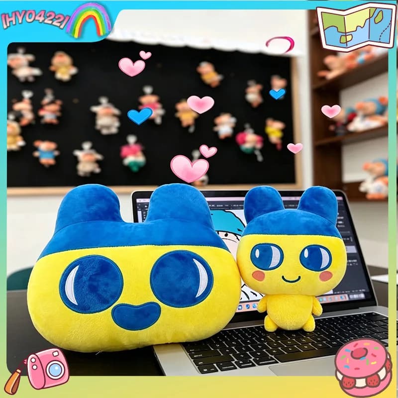 Cartoon Tamagot Chi Kuchipatchi Cartoon Doll Soft Stuffed Toy Throw Pillow Cute Cartoon Home Office Decor Collectible Gift