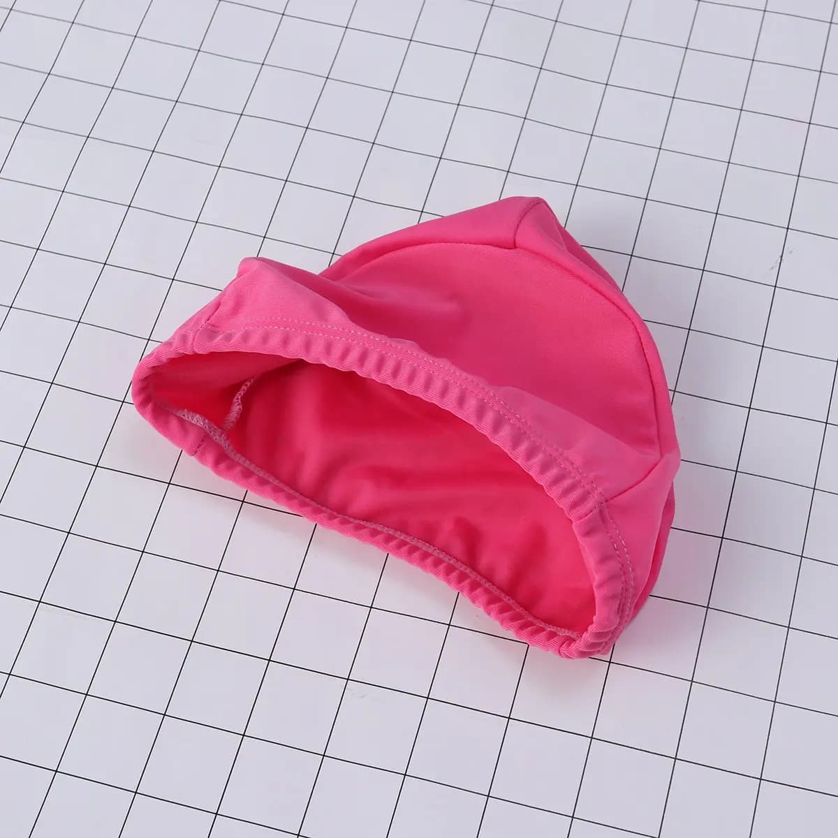 2Pcs Swim Caps Polyester Stretchable Comfortable Fit Swimming Protection for Men Women Long Hair Black Shower Caps,swim Cap