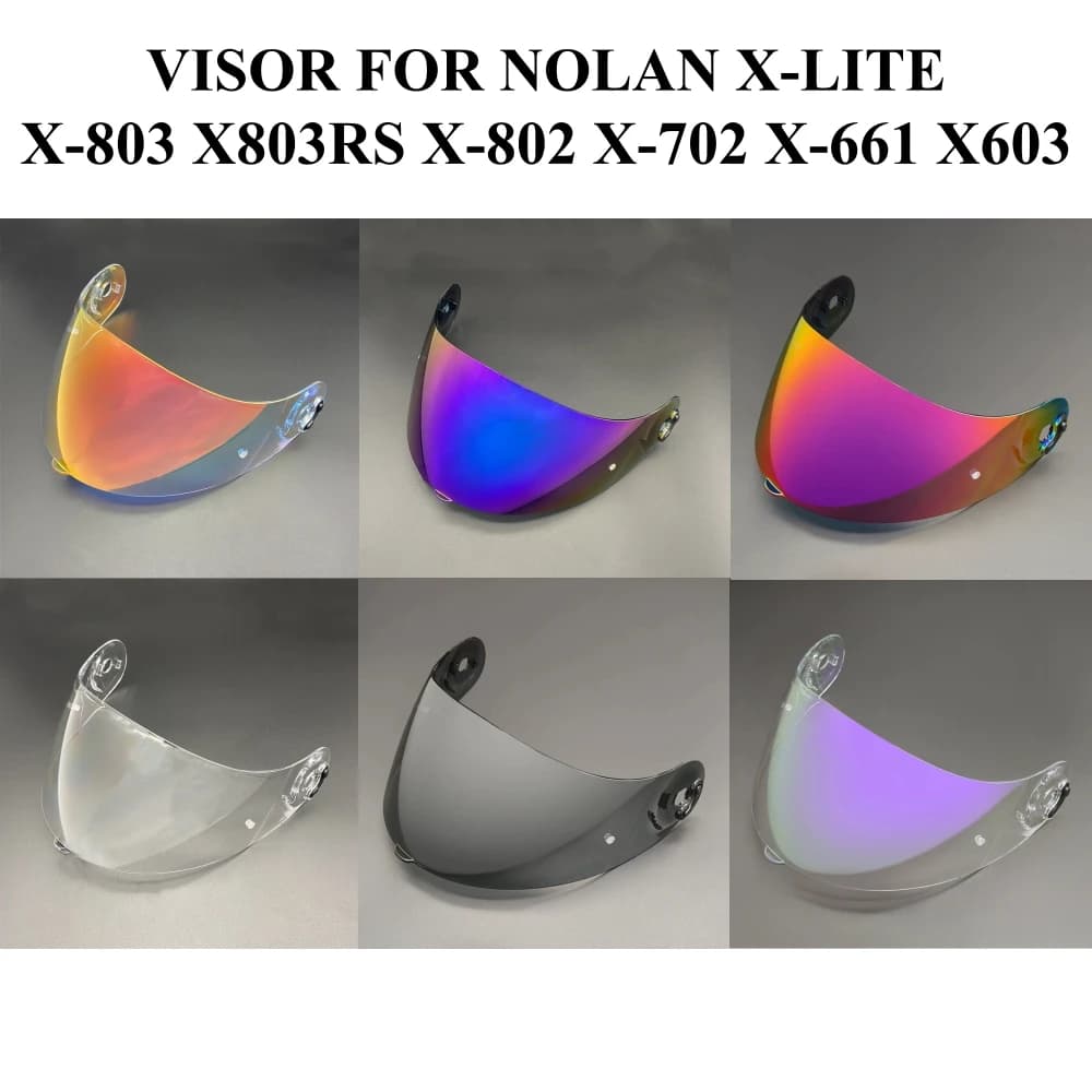 Visiera per casco moto per NOLAN X-Lite X-803 X-803RS UCX-802 X-702 X-661 Protezione UV Parabrezza Moto Casco Accessori X-802