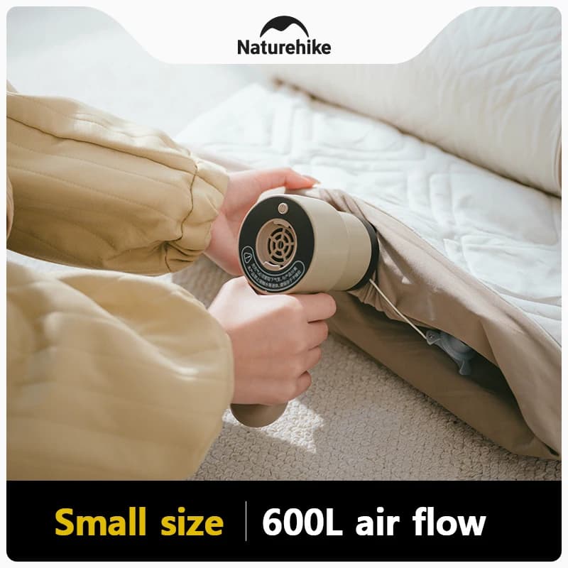 Naturehike Mini pompa d'aria elettrica Motore brushless Piccolo materasso ad aria ad alto flusso Kayak Paddle Pompa d'aria esterna portatile senza fili