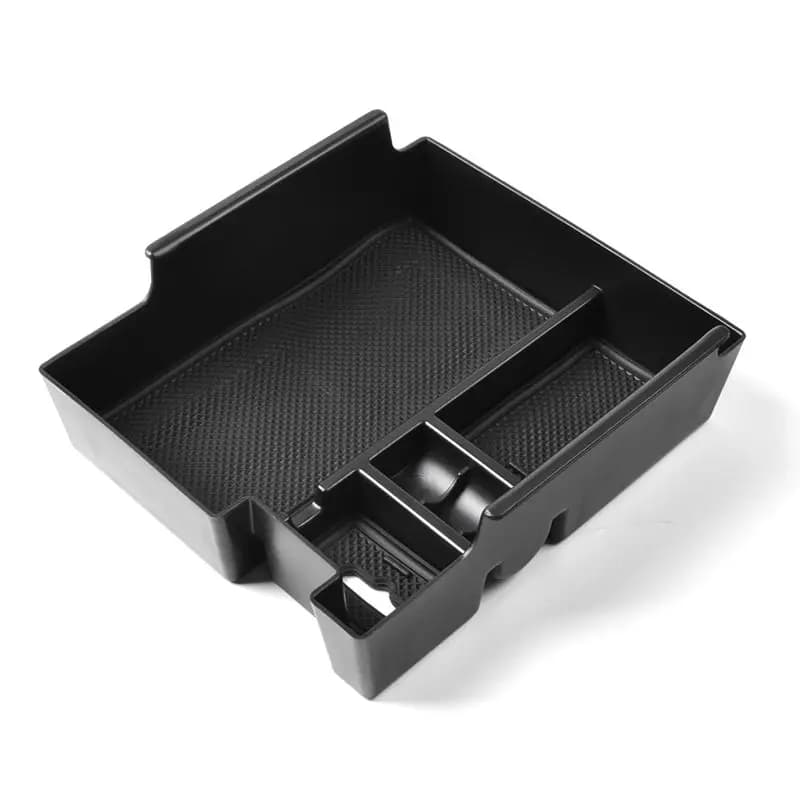 AEA6-Car Center Console Bracciolo Organizzatore Vassoio Scatola di Immagazzinaggio Supporto Contenitore Per Ford Explorer 2012-2019 Accessori Auto